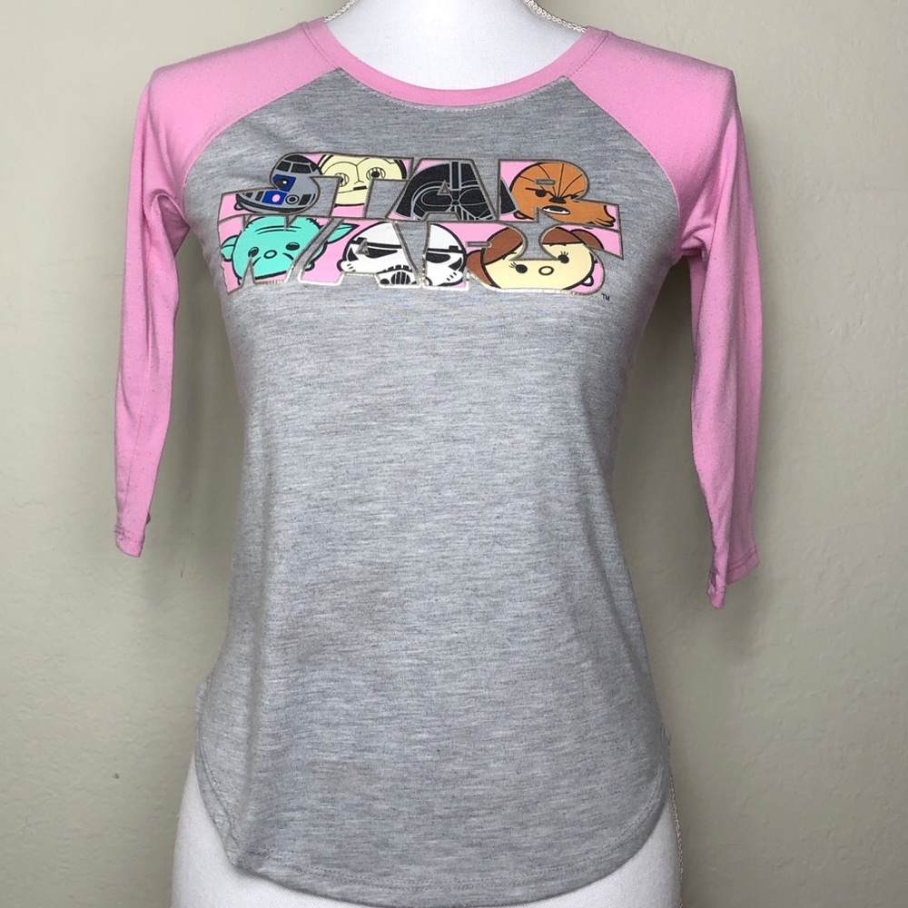 Star Wars girls baseball T